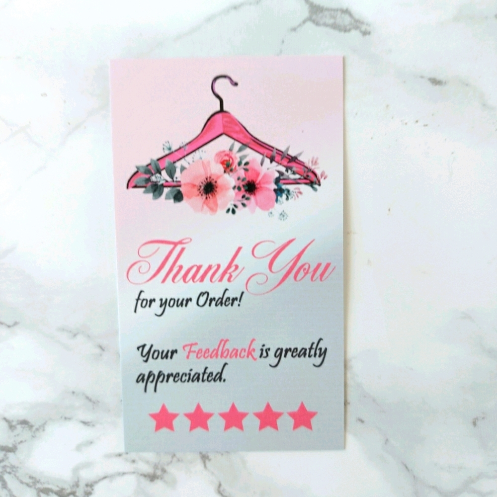 100 Thank You Cards - Picture 7 of 13